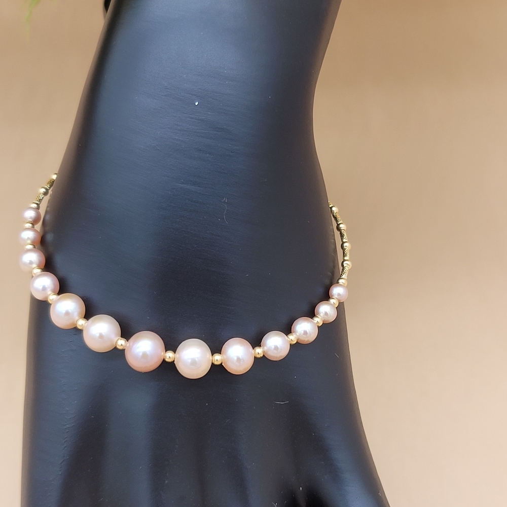 18k Real Solid Yellow Gold Bangles - image 7